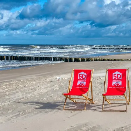 112 Z Ogródkiem, Z Basenem, Sauną, Jacuzzi, Przy Samej Plaży - 5d Apartamento
