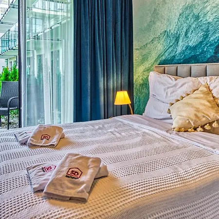 112 Z Ogrodkiem, Z Basenem, Sauna, Jacuzzi, Przy Samej Plazy - 5d Daire *