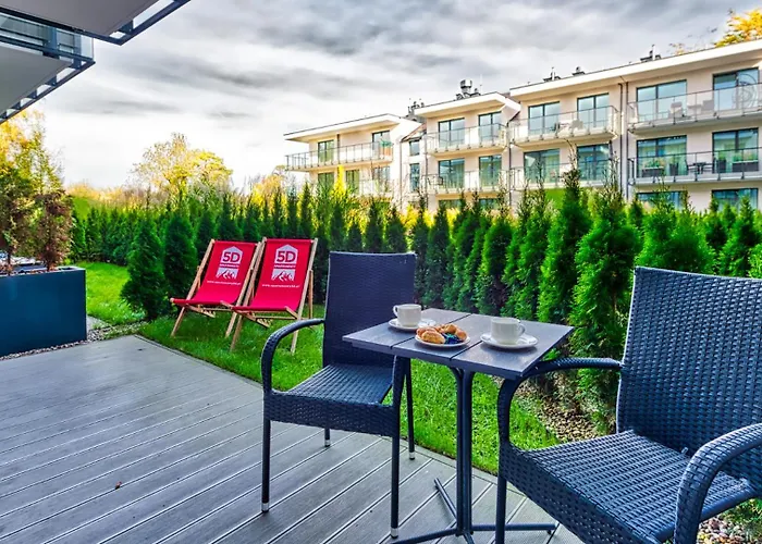 112 Z Ogrodkiem, Z Basenem, Sauna, Jacuzzi, Przy Samej Plazy - 5d Niechorze